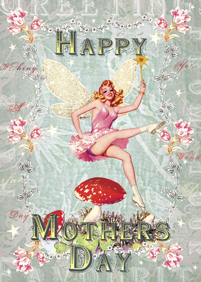 Happy Mother's Day Fairy Greeting Card Happy Mother's Day Fairy Greeting Card